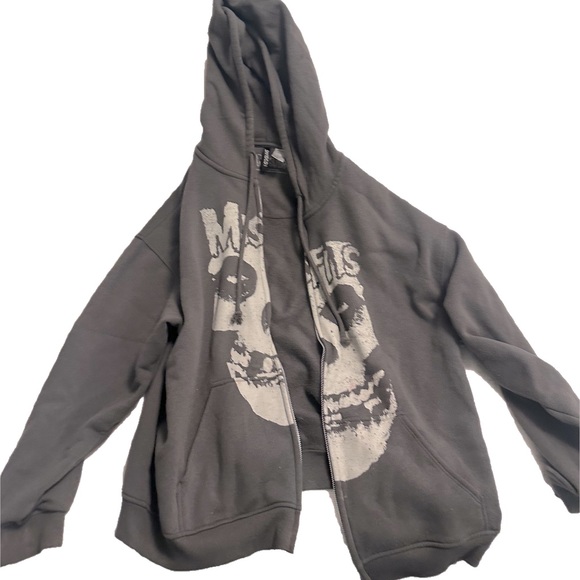 Hu0026M | Tops | Misfits Zip Up | Poshmark